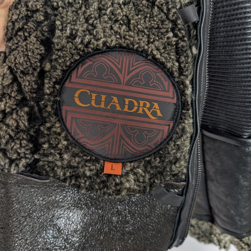 Cuadra Shearling Lined Leather Jacket - image 7